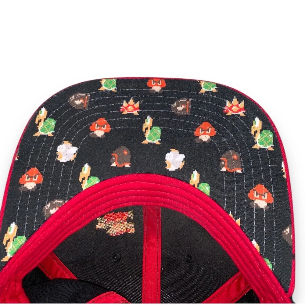 Super Nintendo world mario snapback hat